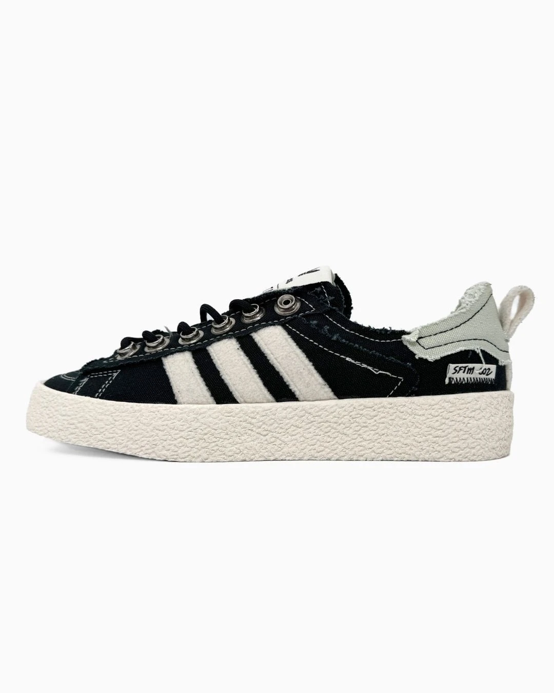 adida-campus-80s-black-white-green-53619921854328 Adida Campus 80s Black White Green - Зображення 1