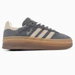 Adidas Gazelle Bold Grey Beige White Gum - Зображення 3