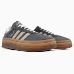 Adidas Gazelle Bold Grey Beige White Gum - Зображення 2