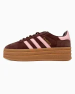 Adidas Gazelle Bold Platform Brown Pink