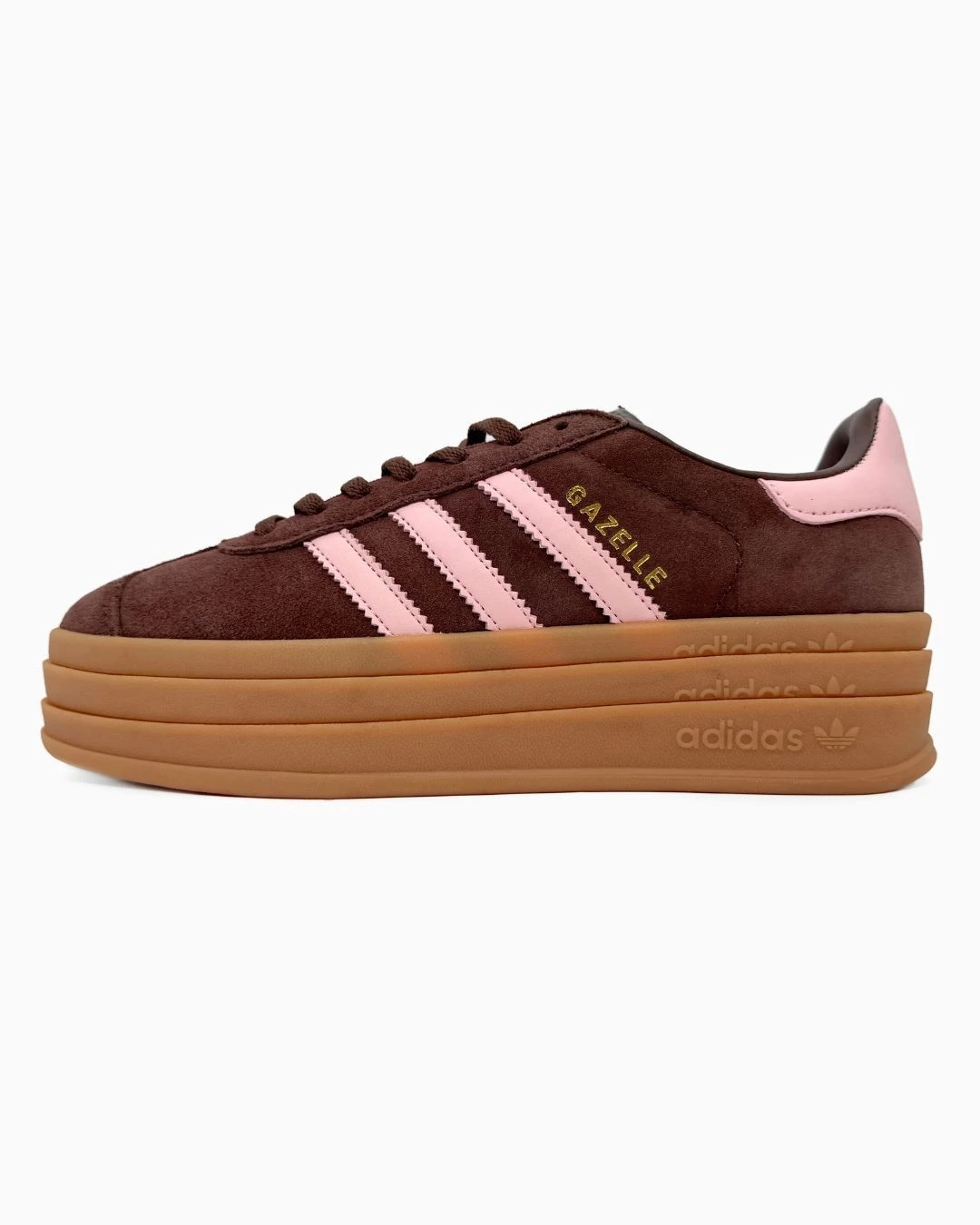adidas-gazelle-bold-platform-brown-pink-98562123155476 Adidas Gazelle Bold Platform Brown Pink - Зображення 1