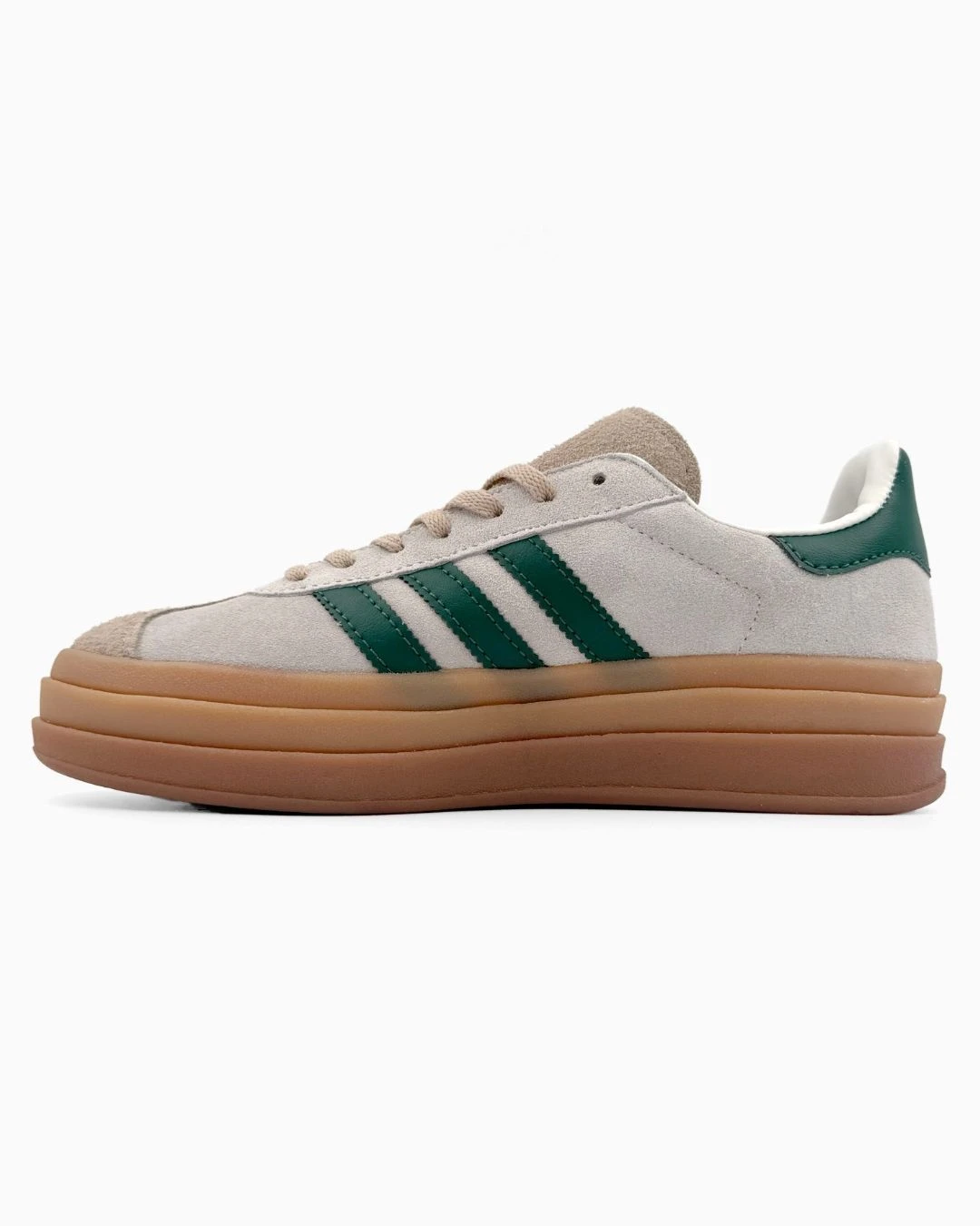 adidas-gazelle-bold-platform-grey-green-61177233406956 Adidas Gazelle Bold Platform Grey Green - Зображення 1