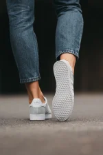 Adidas Gazelle White Grey - Зображення 5