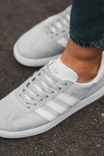 Adidas Gazelle White Grey - Зображення 10