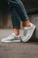 Adidas Gazelle White Grey - Зображення 8