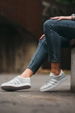 Adidas Gazelle White Grey - Зображення 9