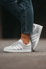 Adidas Gazelle White Grey - Зображення 3