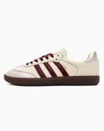 Adidas Samba OG Wonder White Maroon