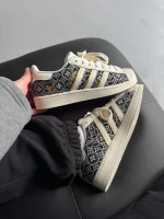 Adidas Superstar x Louis Vuitton Beige Black - Зображення 8
