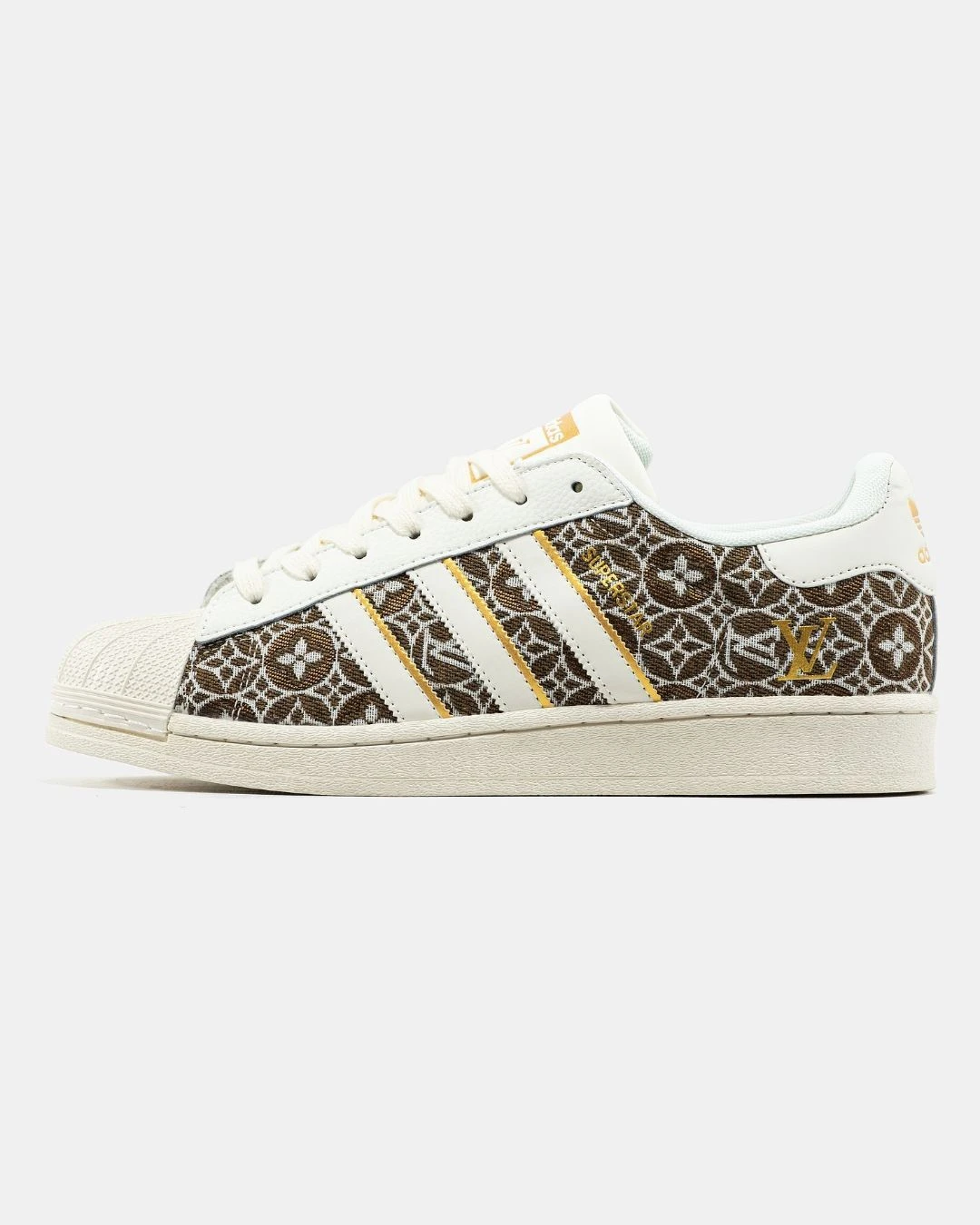 adidas-superstar-x-louis-vuitton-cream-brown-32691796510077 Adidas Superstar x Louis Vuitton Cream Brown - Зображення 1