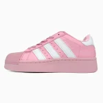 Adids Superstar Platform Pink White