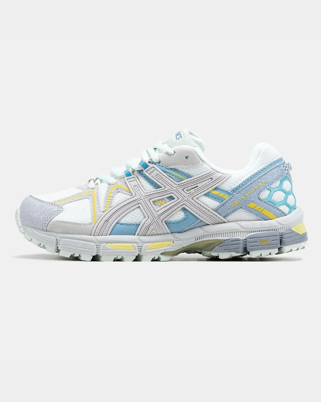 asics-gel-kahana-8-white-blue-yellow-11693861403769 Asics Gel-Kahana 8 White Blue Yellow - Зображення 1
