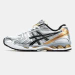 Asics Gel-Kayano 14 White Silver Black Gold