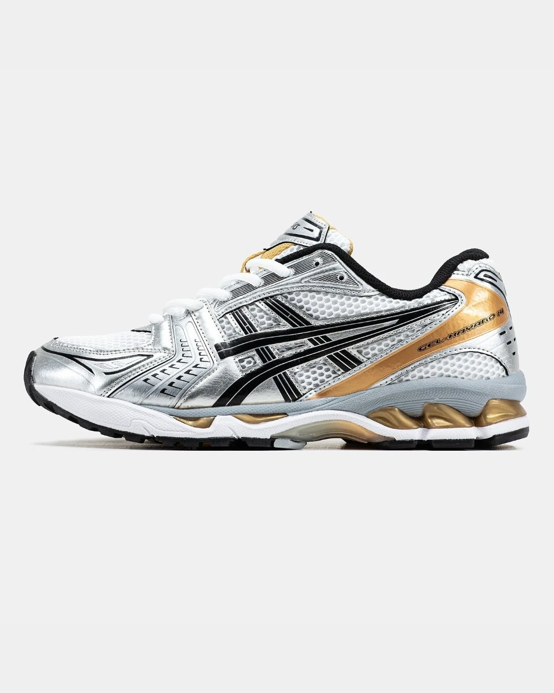 asics-gel-kayano-14-white-silver-black-gold-11674626676618 Asics Gel-Kayano 14 White Silver Black Gold - Зображення 1