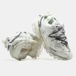 Balenciaga Track Trail Laces Sneaker in White lilac - Зображення 2
