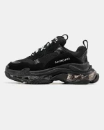 Balenciaga Triple S Clear Sole Black