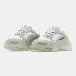 Balenciaga Triple S Clear Sole White - Зображення 3