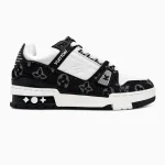 Louis Vuitton LV Trainer White Black - Зображення 3