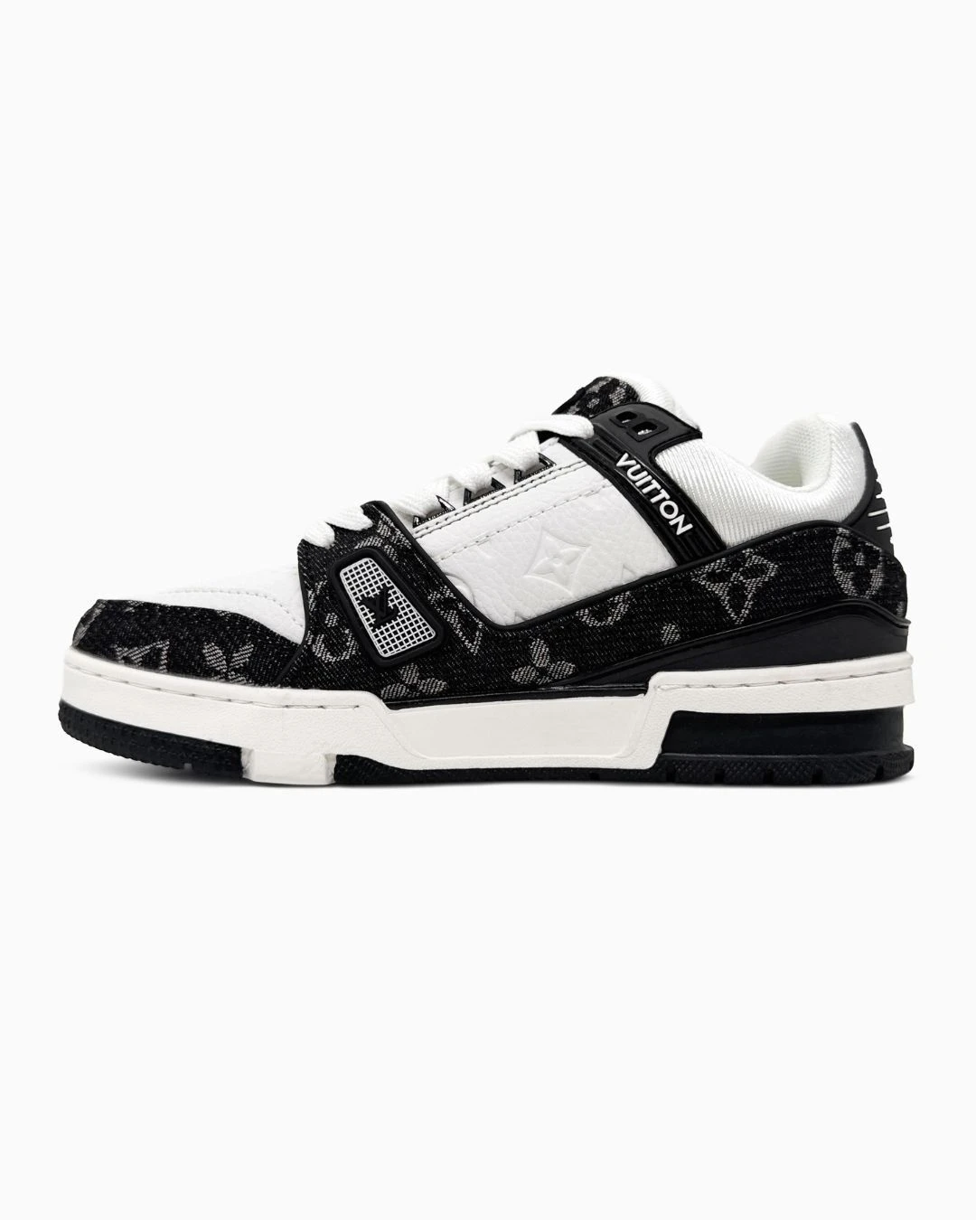 louis-vuitton-lv-trainer-white-black-95861339891247 Louis Vuitton LV Trainer White Black - Зображення 1