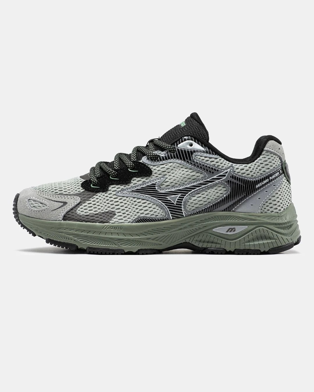 mizuno-racer-s-khaki-black-84480288877579 Mizuno Racer S Khaki Black - Зображення 1