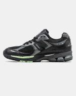 New Balance 2002R Black Silver Green