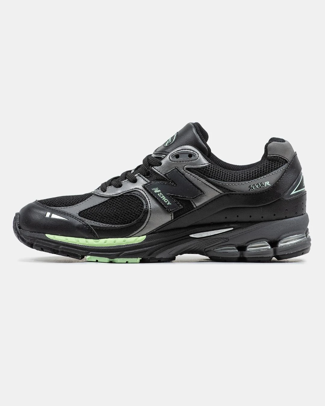 new-balance-2002r-black-silver-green-72076603577912 New Balance 2002R Black Silver Green - Зображення 1