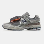 New Balance 2002R Grey Brown Pouch