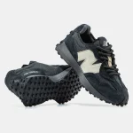 New Balance 327 Black Grey Cream - Зображення 2