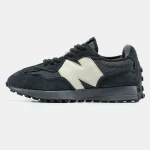 New Balance 327 Black Grey Cream - Зображення 4