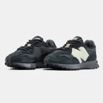 New Balance 327 Black Grey Cream - Зображення 3