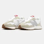New Balance 327 White Beige Grey - Зображення 3