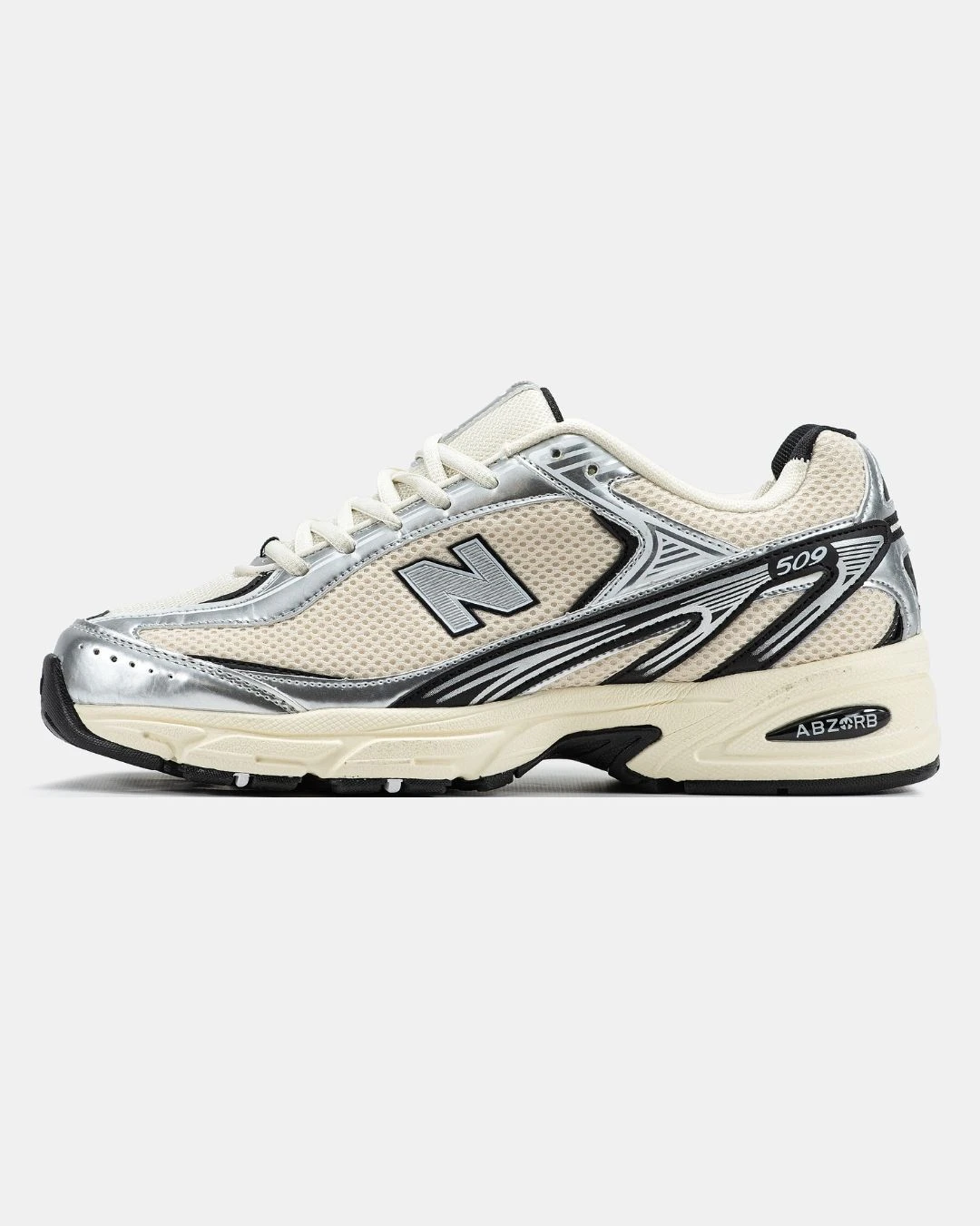 new-balance-509-beige-silver-44535044578240 New Balance 509 Beige Silver - Зображення 1