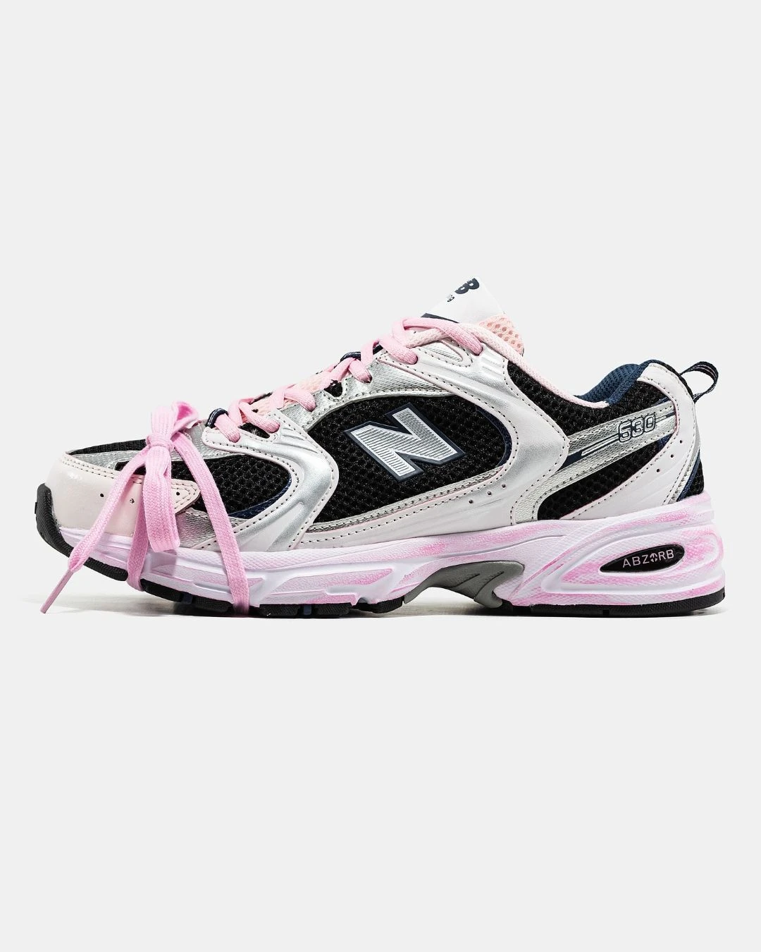 new-balance-530-custom-silver-blue-pink-47309077067283 New Balance 530 Custom Silver Blue Pink - Зображення 1