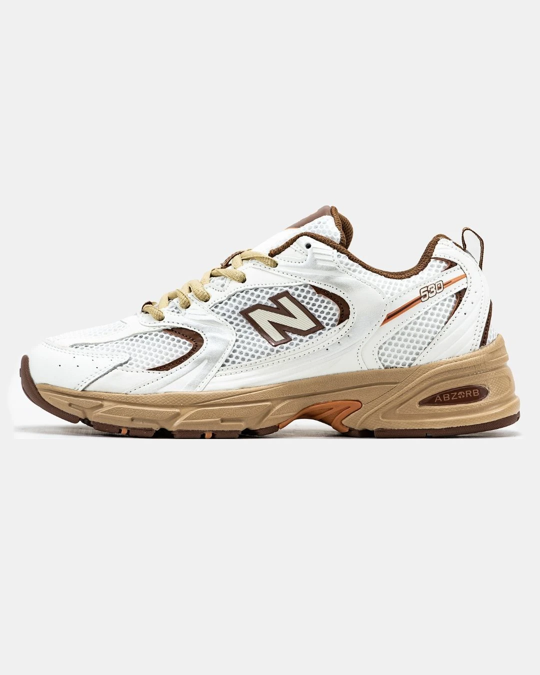 new-balance-530-white-brown-28642044537248 New Balance 530 White Brown - Зображення 1
