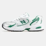 New Balance 530 White Nightwatch Green