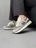 New Balance 574 Beige Grey - Зображення 6