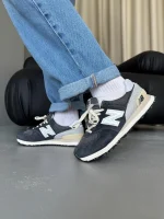 New Balance 574 Dark Grey Beige - Зображення 4