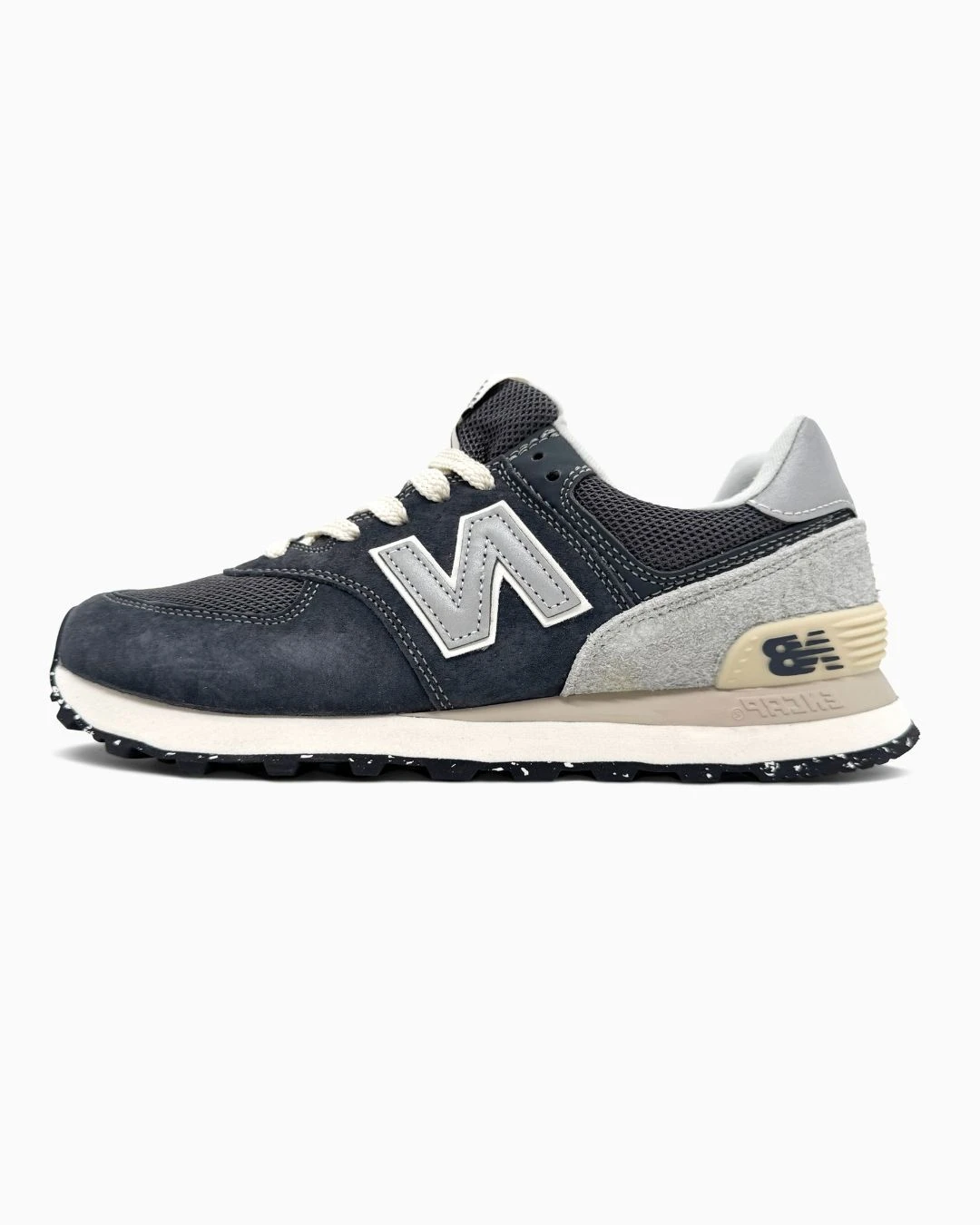 new-balance-574-dark-grey-beige-39708827761869 New Balance 574 Dark Grey Beige - Зображення 1