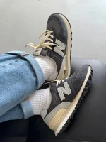 New Balance 574 Dark Grey Beige - Зображення 7