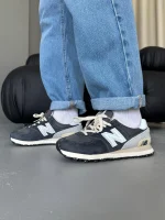 New Balance 574 Dark Grey Beige - Зображення 3