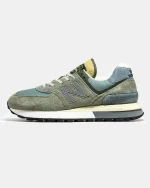 New Balance 574 Legacy х Stone Island Steel Green