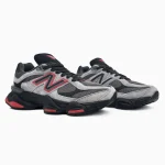 New Balance 9060 Grey Black Red - Зображення 2
