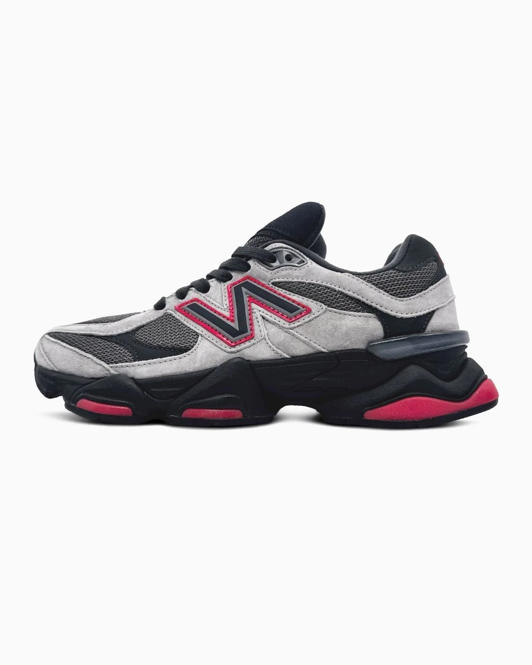 new-balance-9060-grey-black-red-59237258293560 New Balance 9060 Grey Black Red - Зображення 1