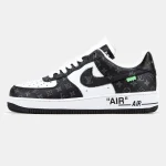 Nike Air Force 1 Low By Virgil Abloh White Black x Louis Vuitton