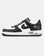 Nike Air Force 1 Low By Virgil Abloh White Black x Louis Vuitton