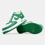 Nike Air Force 1 Low By Virgil Abloh White Green x Louis Vuitton - Зображення 2