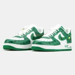 Nike Air Force 1 Low By Virgil Abloh White Green x Louis Vuitton - Зображення 3