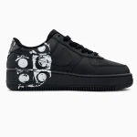 Nike Air Force 1 Low х Comme des Garçons Supreme Black - Зображення 4