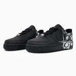 Nike Air Force 1 Low х Comme des Garçons Supreme Black - Зображення 2