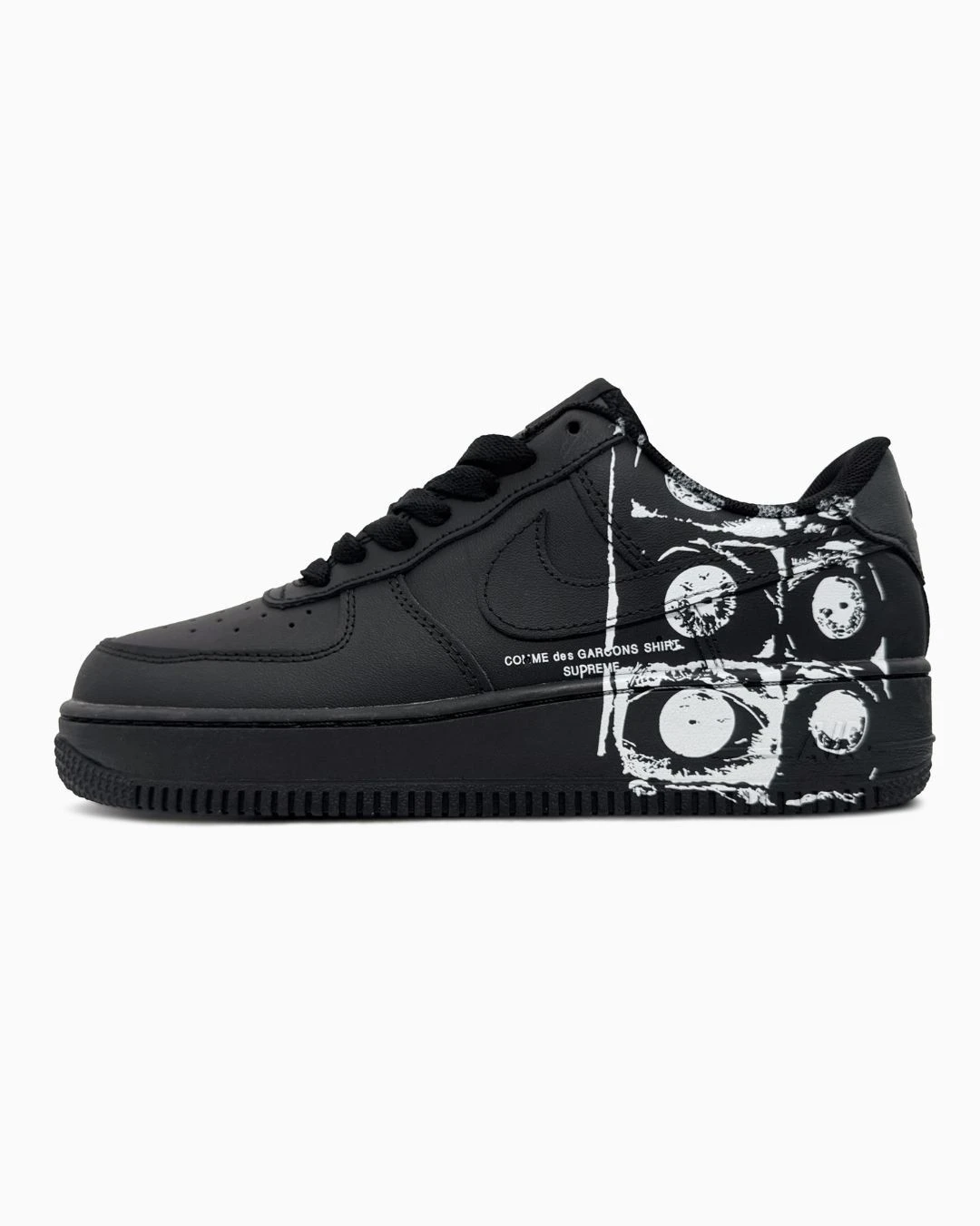 nike-air-force-1-low-kh-comme-des-garcons-supreme-black-84507773528102 Nike Air Force 1 Low х Comme des Garçons Supreme Black - Зображення 1